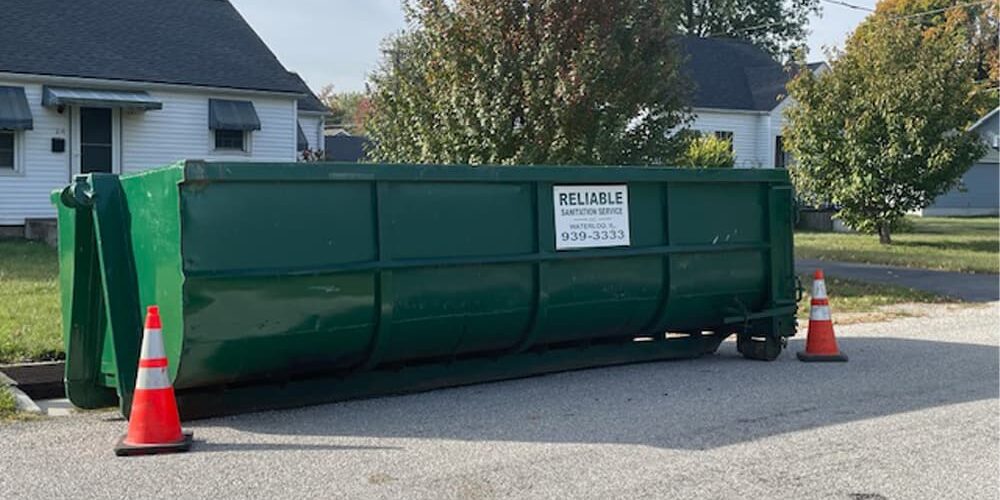 16 yard roll-off dumpster